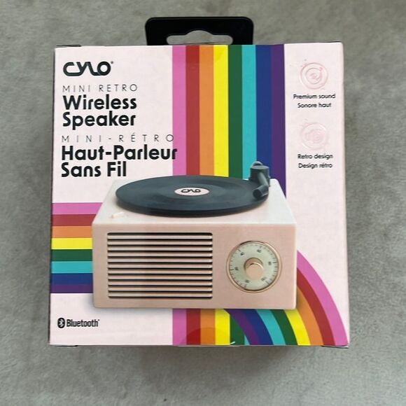 NEW IN BOX! Cylo Mini Retro Speaker - Picture 1 of 6